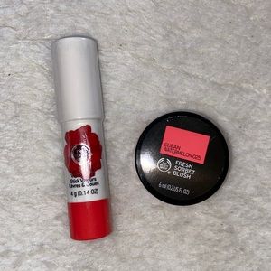 BNWT The Body Shop Lip and Cheek Pink Duo